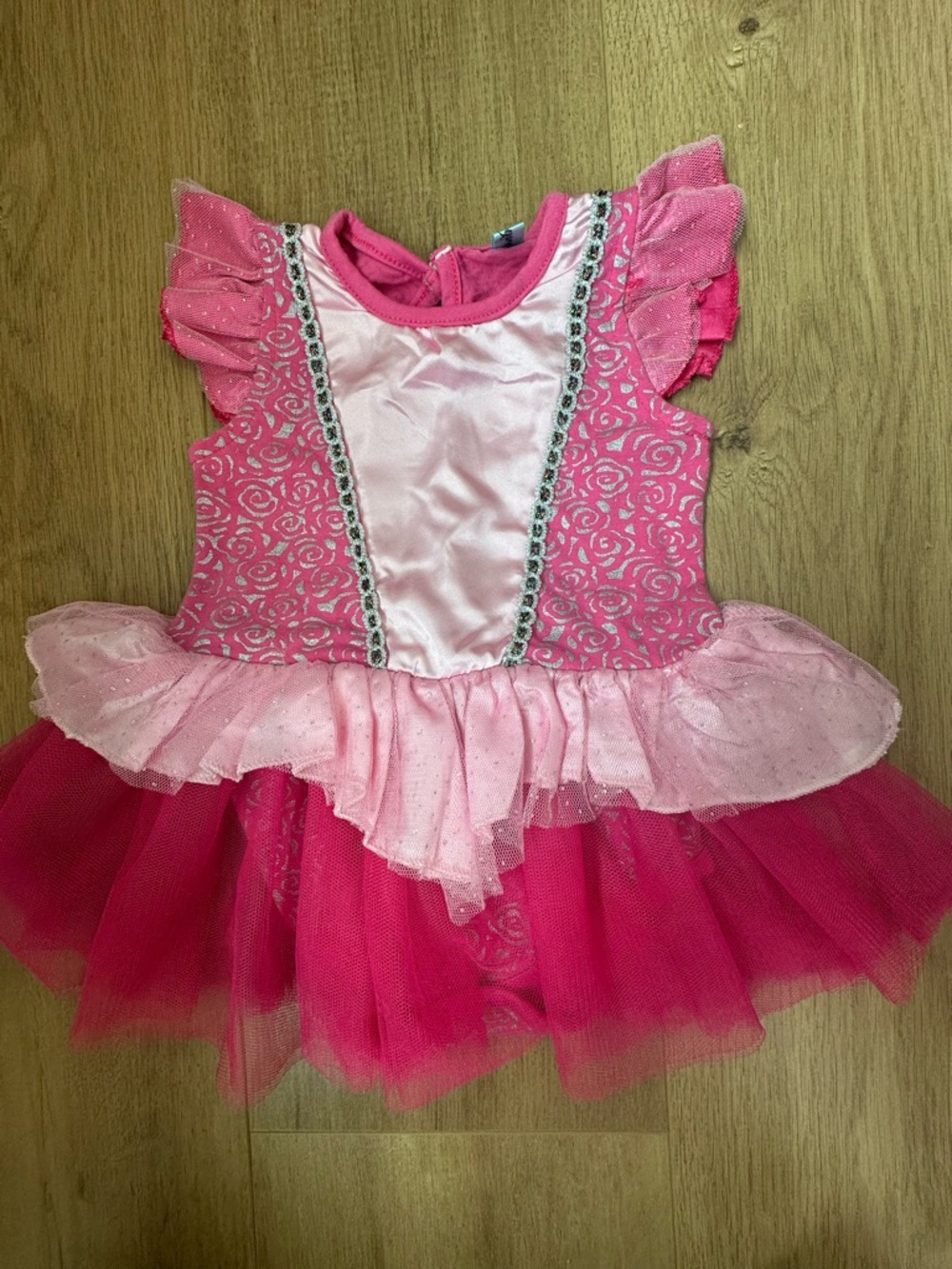 Pink Princess Tutu Dress Kids Costume